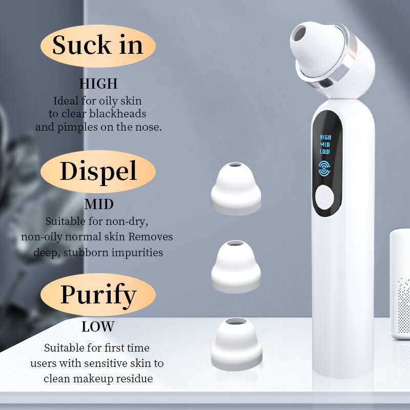 Visible Pore Vacuum Cleaner - Hot Compress Water Circulation Blackhead Remover Machine