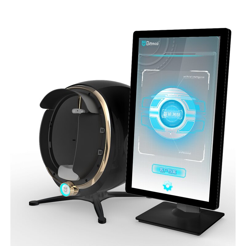 Bitmoji Skin Analysis Machine - 21.5 Inch Professional 3D Facial Salon Equipment with Pad