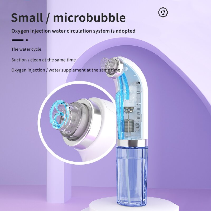 Small Bubble Blackhead Remover - 2024 New Arrival Water Cycle Electric Vacuum Cleaner