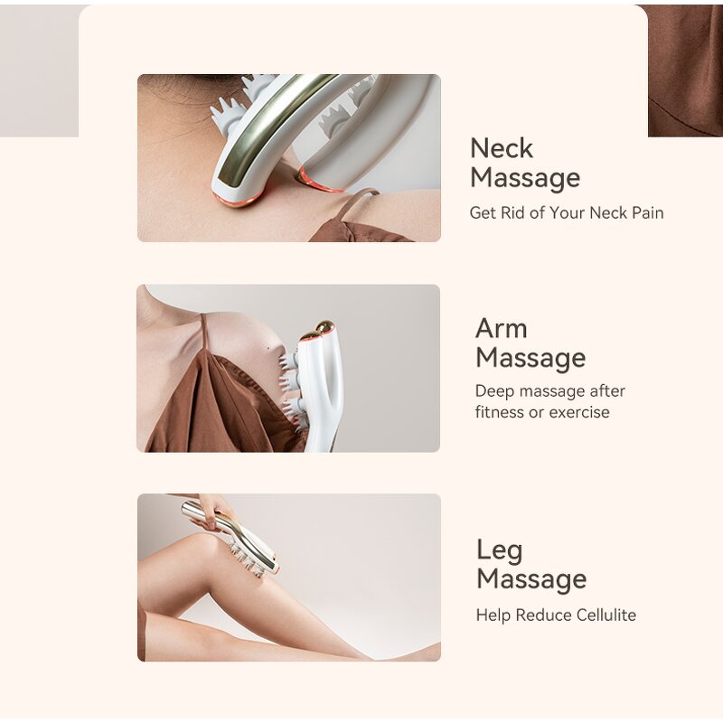 Electric Scalp Massager Brush - Rechargeable Head Stimulator for Hair Growth Relaxation