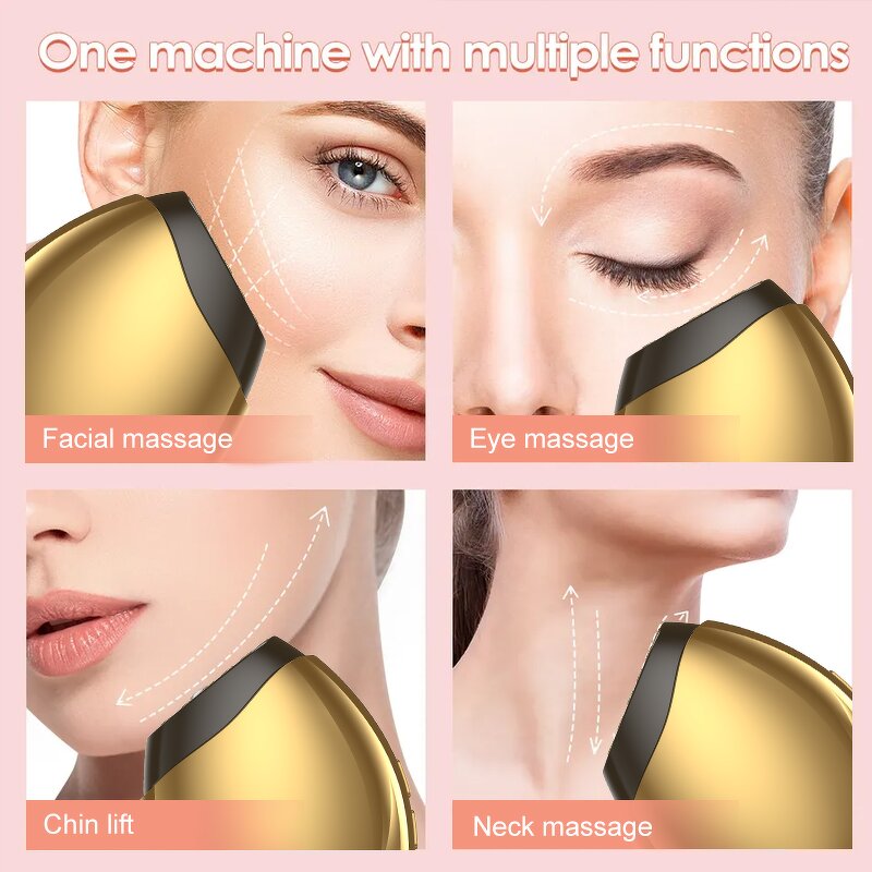 RF Facial Beauty Device - MFIP EMS Microcurrent Pulse Wrinkle Removal Face Lifting