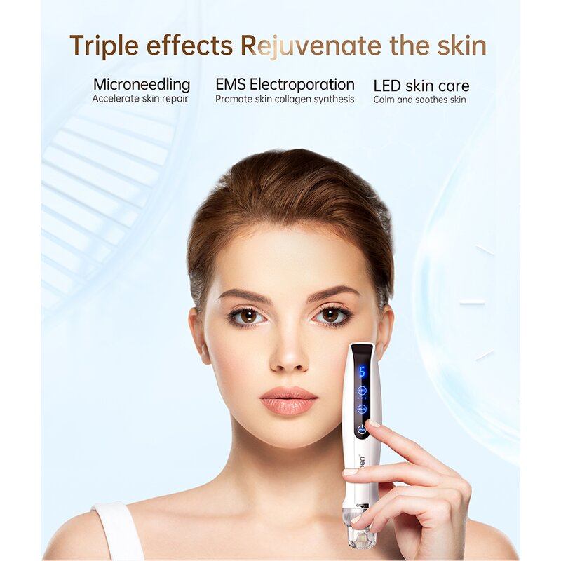 Derma Pen Manufacturer - Q2 Anti Wrinkles Microneedling LED Light Therapy EMS