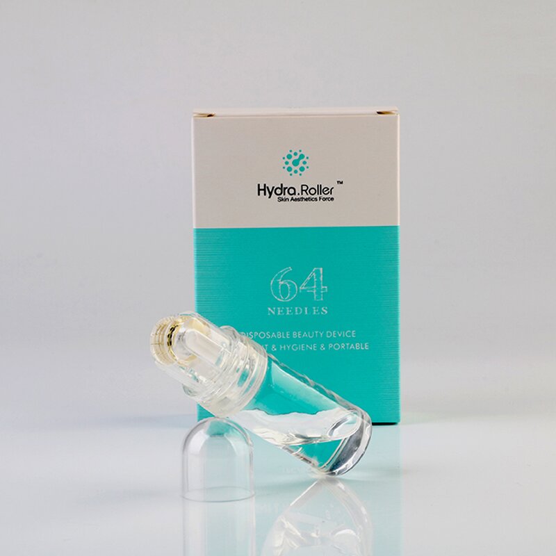 Derma Roller Manufacturer - 64 Titanium Needles Hydra Roller with Ampoule