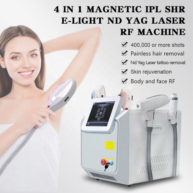 4 in 1 OPT RF Laser - Professional Painless Hair Tattoo Eyebrow Acne Removal