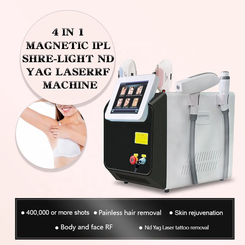 ADG 4 in 1 Elight Laser - IPL OPT RF ND Yag Tattoo Hair Removal Machine