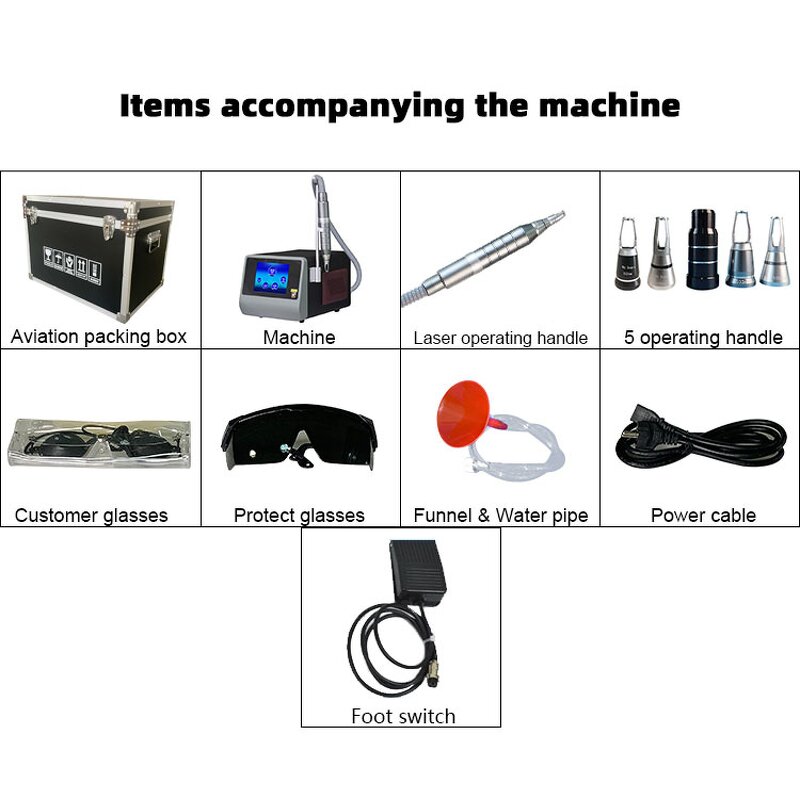 PICO Q Switched Laser Machine - CE Hot Selling Freckle Tattoo Eyebrow Removal