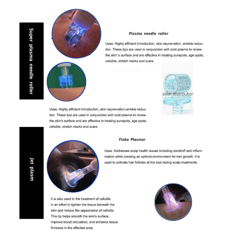 8 in 1 Fraction Plasma - Spot Removal Skin Tightening Face Lift US/IT/ZA Plug