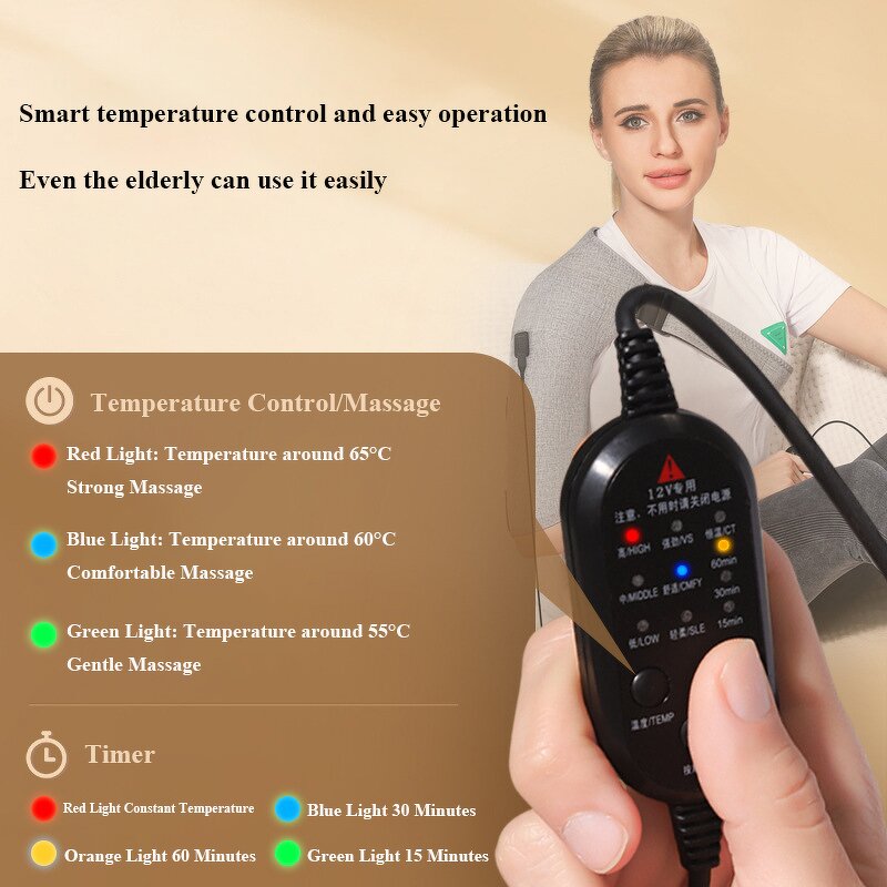 Red Light Therapy Device Manufacturer - Hot Compress Electric Heating Moxibustion for Hands Feet LED Pain Relief