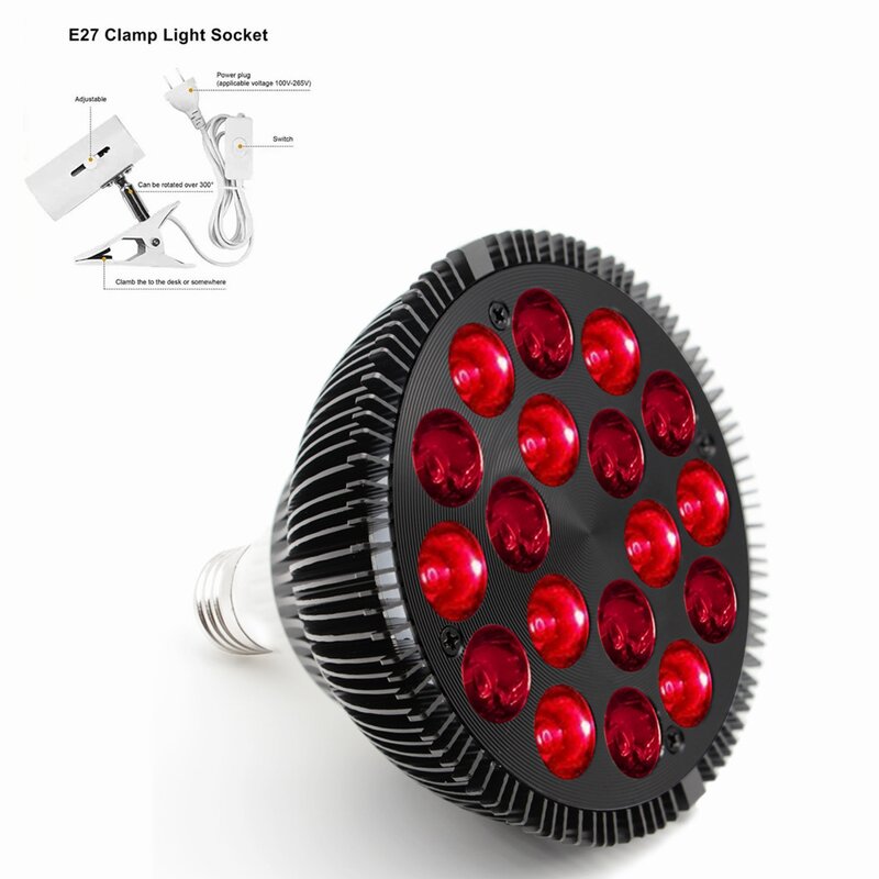 Red LED Therapy Light Manufacturer - Professional Portable 660nm 850nm 18pcs 54W Soothing for Muscle Pain