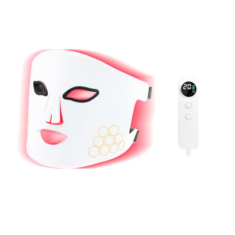 LED Light Therapy Mask Manufacturer - Factory Custom 4-color Silicone for Whitening Marks Freckles