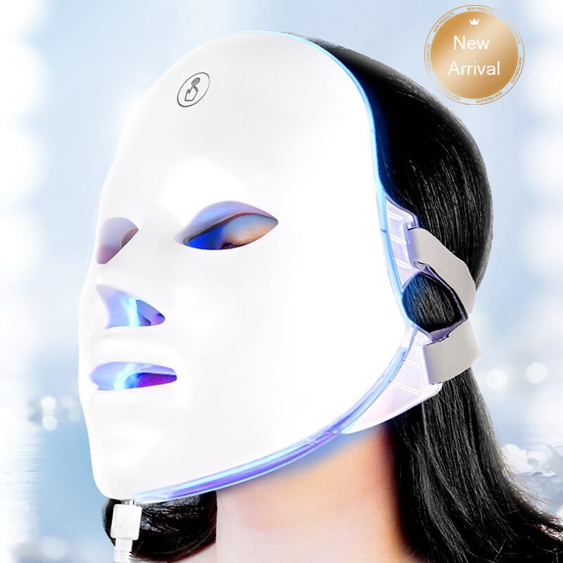 LED Light Therapy Mask Manufacturer - Portable 7-Color Red Infrared Photon for Skin Care Wrinkle Removal