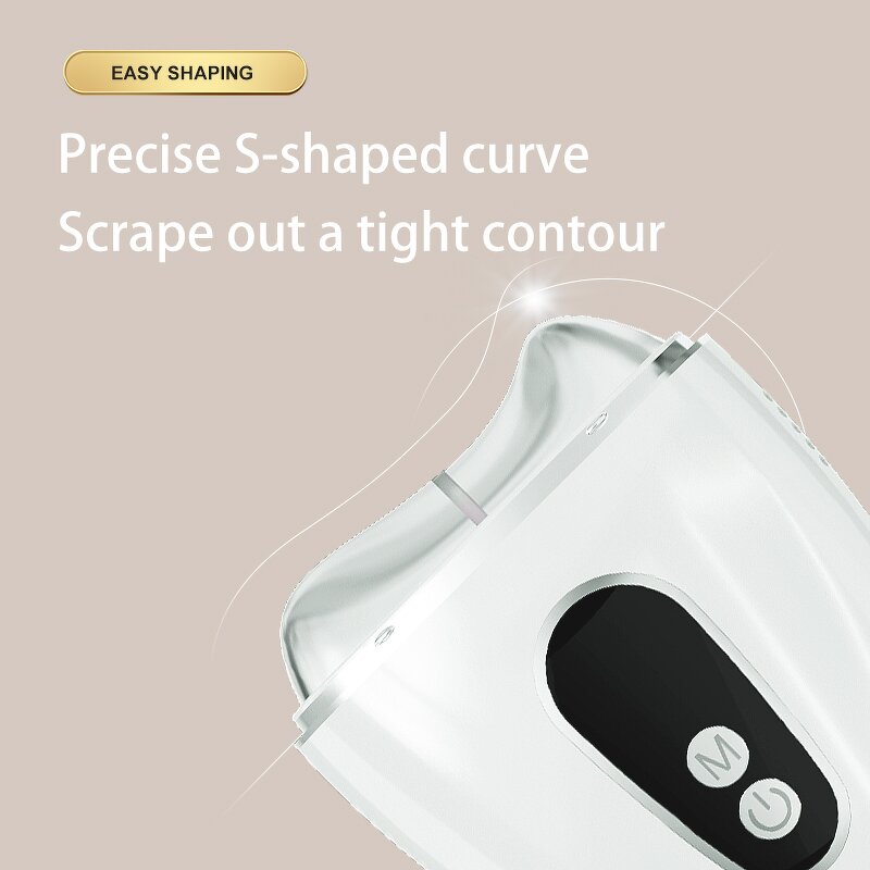 Gua Sha Massager Manufacturer - Home Use Anti-aging Neck Face Lifting LED Light Photon Wrinkle Removal Electric