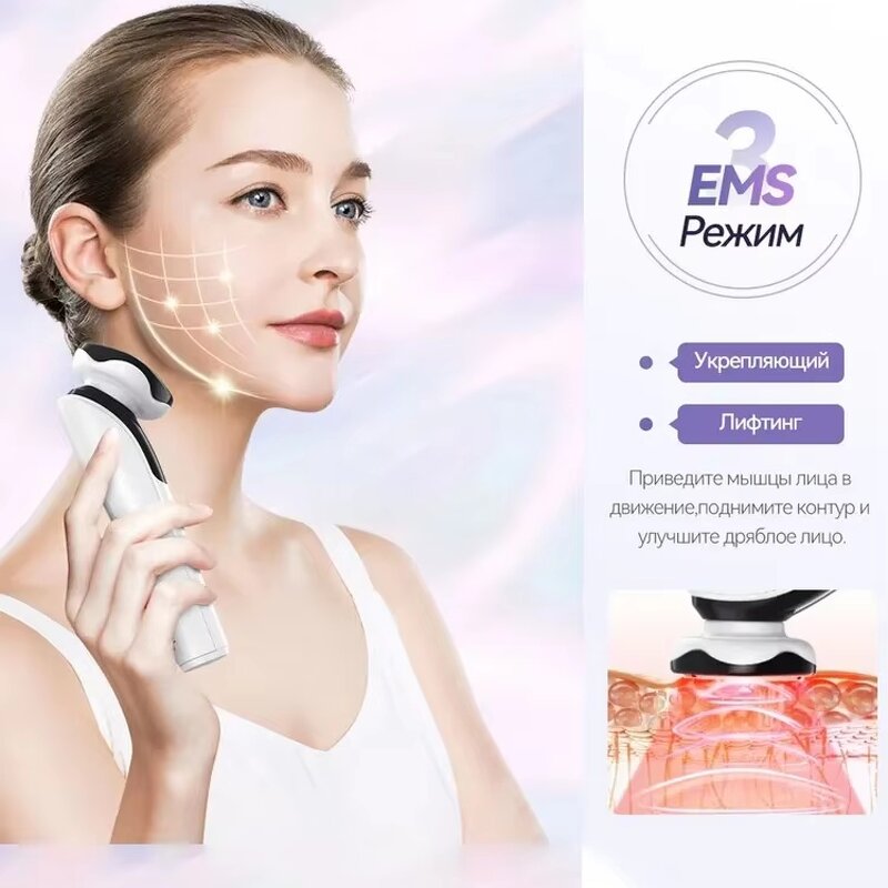 Face Massager Manufacturer - 2025 New Moist Facial Cold Hot LED Photon Skin Care Anti-Aging Essence Infusion