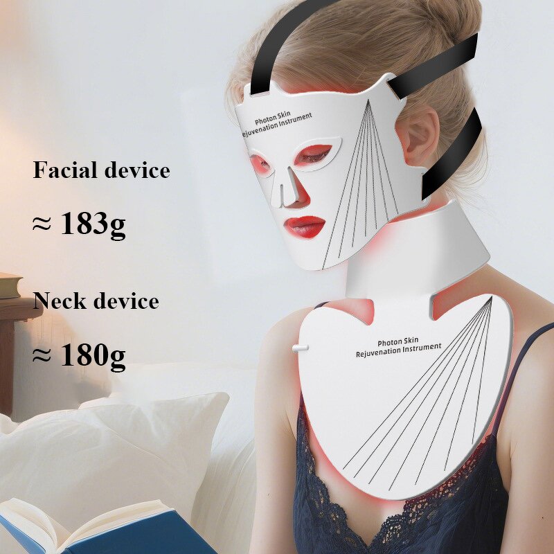 LED Light Therapy Mask Manufacturer - Private Label Silicone Face Neck Home Photorejuvenation
