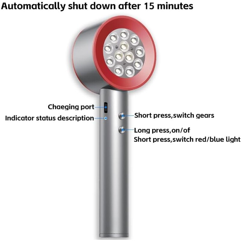 LED Light Therapy Lamp Manufacturer - New 24 Pcs Red Light for Skin Rejuvenation Blue Yellow Photon Neck