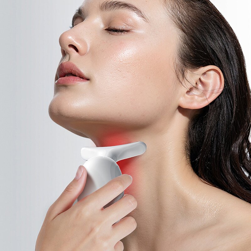 Neck Massager Manufacturer - New Upgrade 7 Color Light Photon Rechargeable Vibration for EU
