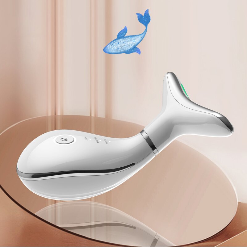 Face Massager Manufacturer - 2025 New Glow Therapy Anti-Aging LED Skin Tightening Neck US/IT/ZA