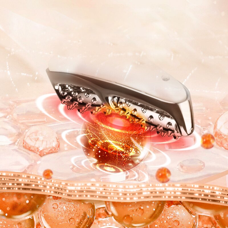 Face Massager Manufacturer - OEM Microcurrent Thermal Vibration Lifting Glow Therapy for Face Neck