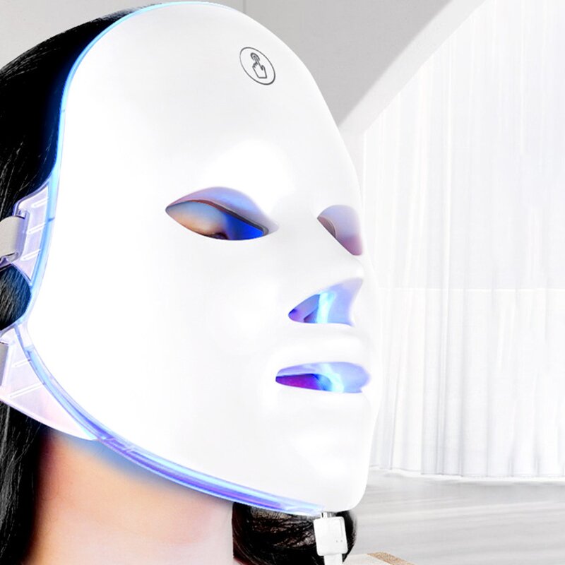 LED Light Therapy Mask Manufacturer - Portable 7-Color Red Infrared Photon for Skin Care Wrinkle Removal