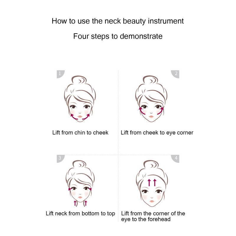 Face Massager Manufacturer - Anti-Aging Neck Lifting Lichttherapie Microcurrent Wrinkle Removal ABS EU/UK