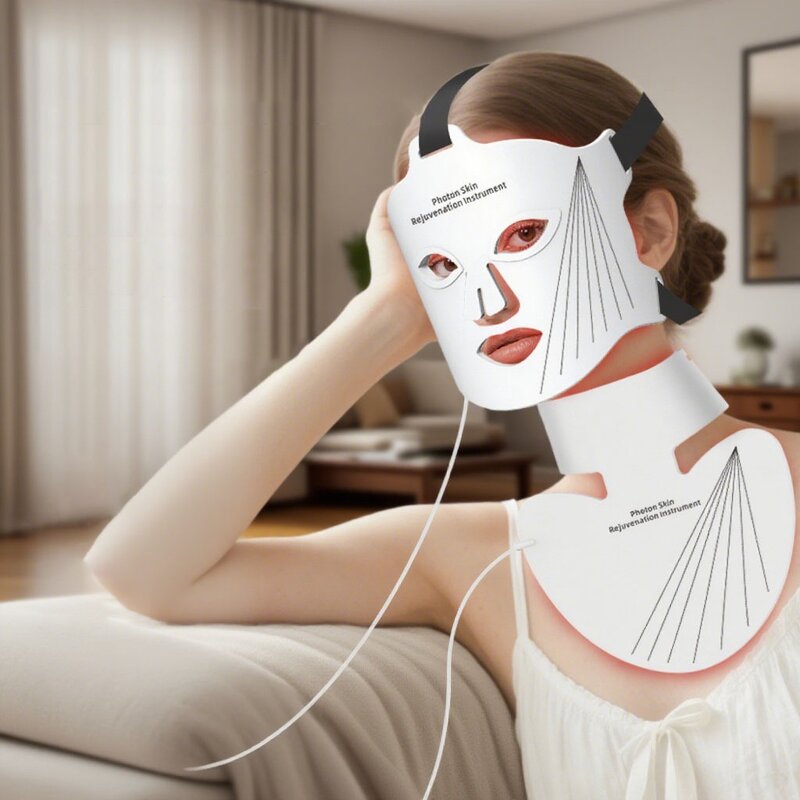 LED Light Therapy Mask Manufacturer - Private Label Silicone Face Neck Home Photorejuvenation