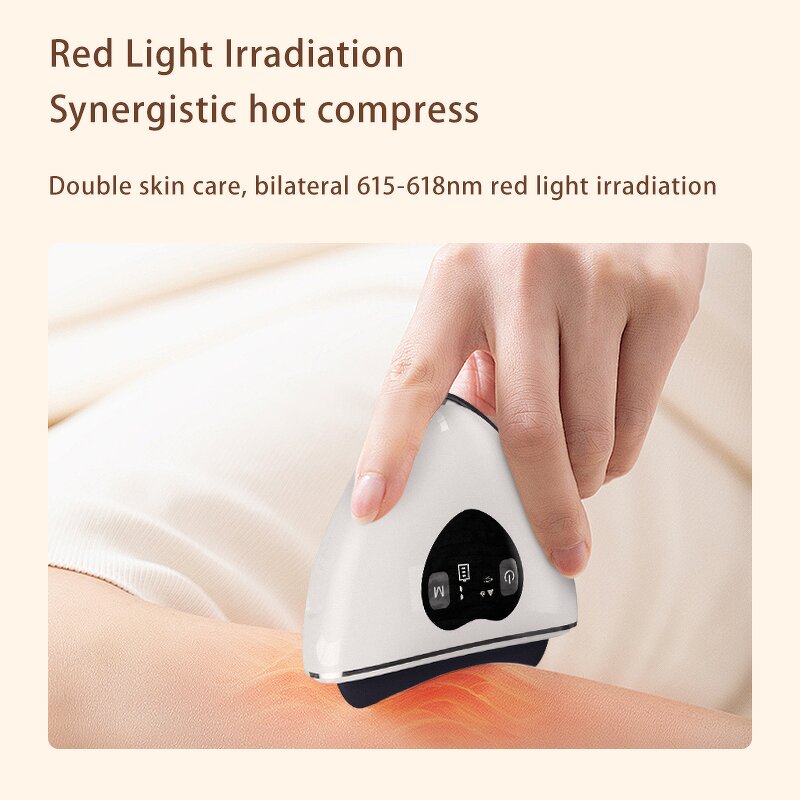 Gua Sha Tool Manufacturer - Factory Intelligent Heart-Shaped Bianstone Electric Scraping Muscle Soothing