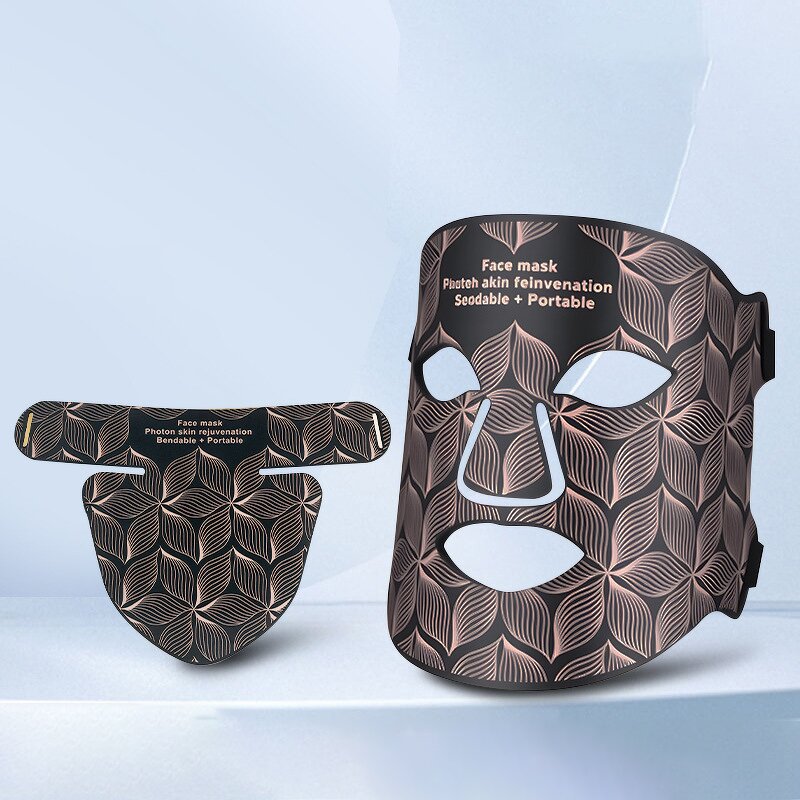 LED Light Therapy Mask Manufacturer - Wholesale Flexible Soft Red Infrared 650nm 7 Colour for Full Face Neck