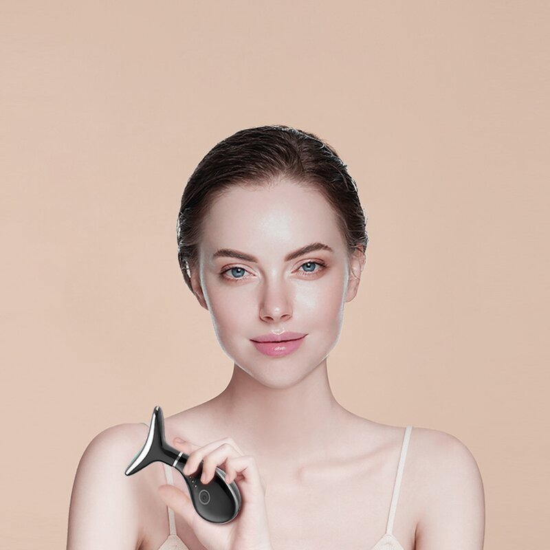 Face Massager Manufacturer - 2025 New Glow Therapy Anti-Aging LED Skin Tightening Neck US/IT/ZA