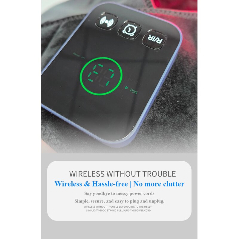 Red Light Therapy Belt Manufacturer - OEM ODM Wearable for Pain Relief Infrared NIR Hot Massage for Shoulder Neck