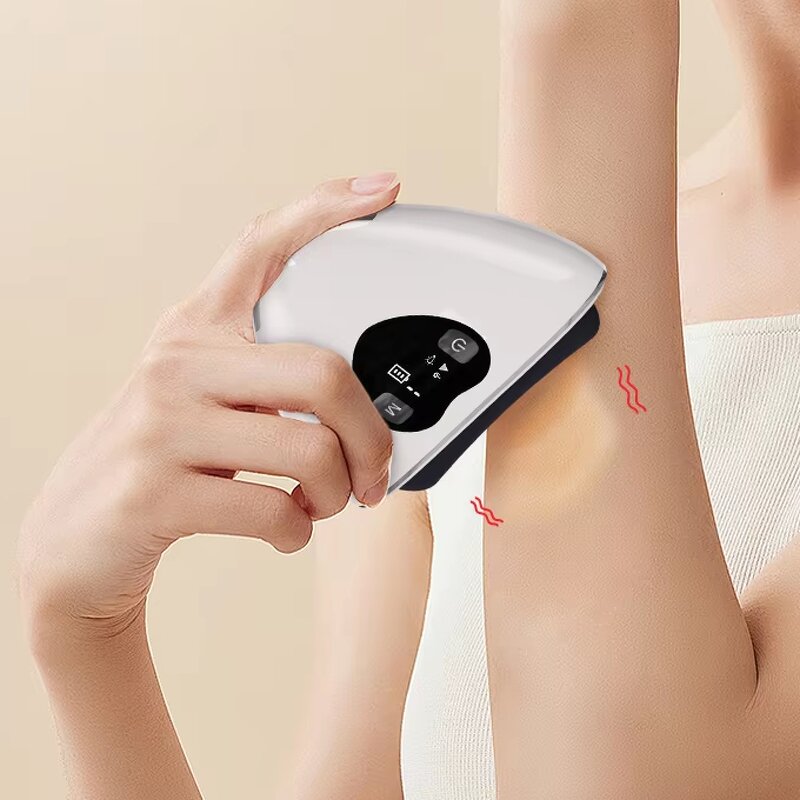 Gua Sha Tool Manufacturer - Factory Intelligent Heart-Shaped Bianstone Electric Scraping Muscle Soothing