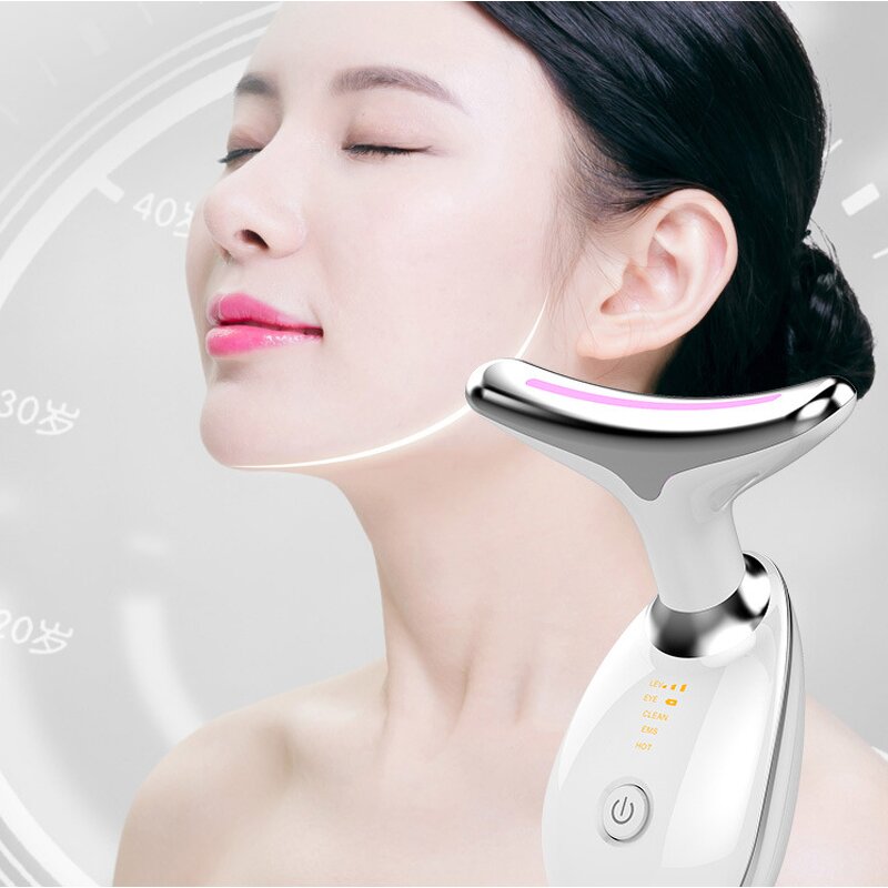 Beauty Device Manufacturer - 2025 New Multifunction V Shape Double Chin Reducer Vibration 3/7 Color