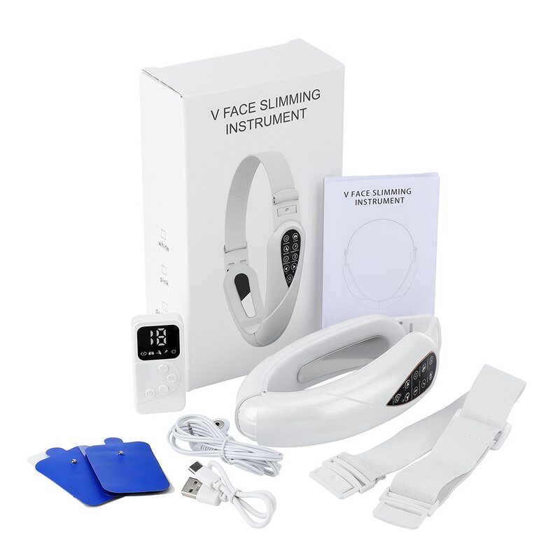 Face Massager Manufacturer - Smart Remote Control V-face Nasolabial Fold Shaping EMS Photon Chin Slimming