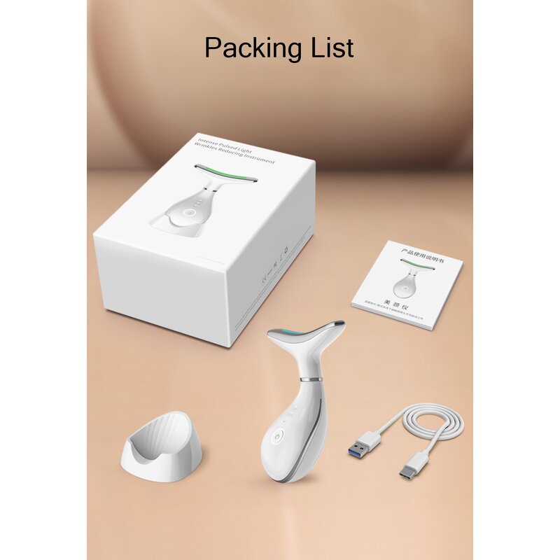 Face Massager Manufacturer - Anti-Aging Neck Lifting Lichttherapie Microcurrent Wrinkle Removal ABS EU/UK