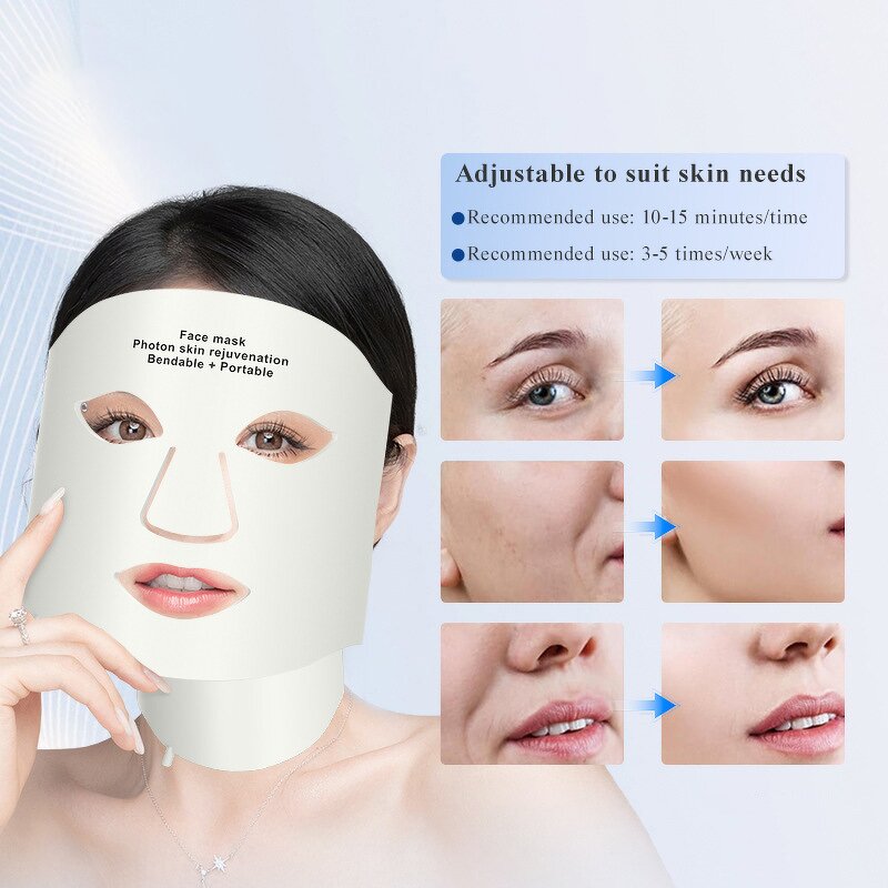 LED Light Therapy Mask Manufacturer - Factory Korean Skincare Anti-aging 7 Colors Red Light