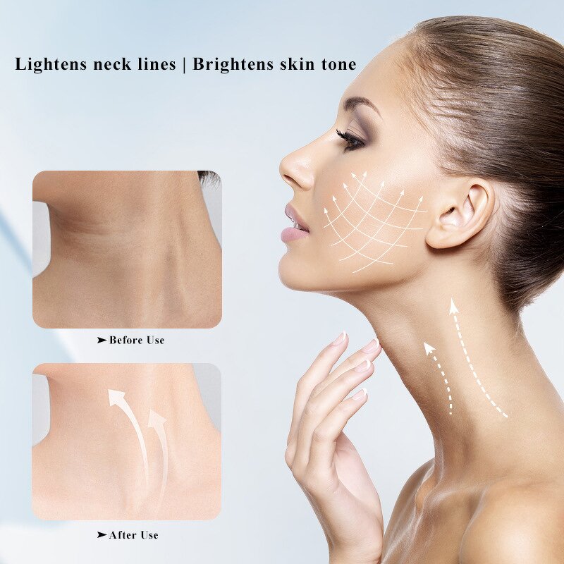 Beauty Device Manufacturer - OEM ODM 3 Color LED Light Face Tighten EMS Neck Firming Prevent Double Chin