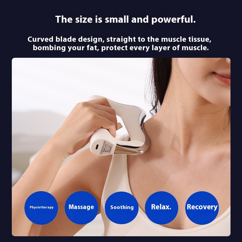 Electric Heating Fascia Knife - Home Use Microcurrent Muscle Relaxation Massager
