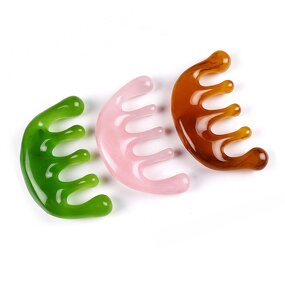 Resin Head Massage Comb - Wholesale Wireless Remote Control Scalp Therapy Tool