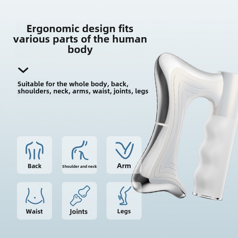 Microcurrent Fascia Knife - Electric Heating Vibration 3-Speed Body Massage Tool