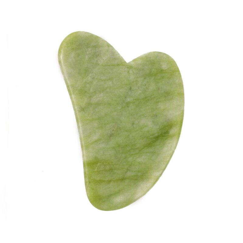 Natural Jade Gua Sha Stone - Premium Anti-Aging Body Facial Scraping Massage Tool