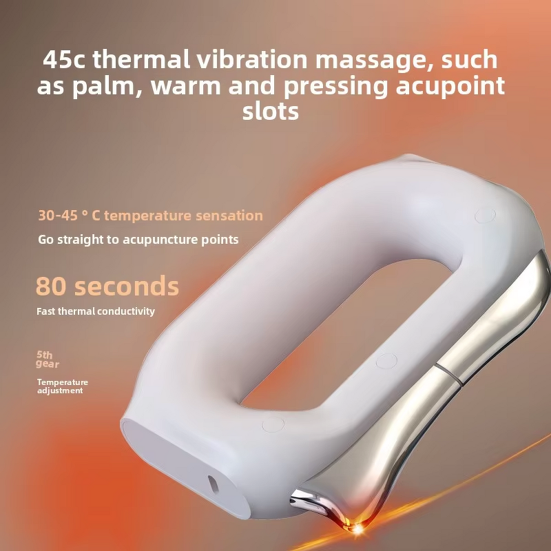 Gua Sha Facial Massager - Handheld Vibration Microcurrent Hot Cold Face Lift Tool