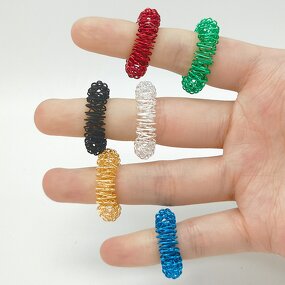 Gold-Plated Ear Seeds Kit - Wholesale Acupressure Auricular Sticker Therapy Set