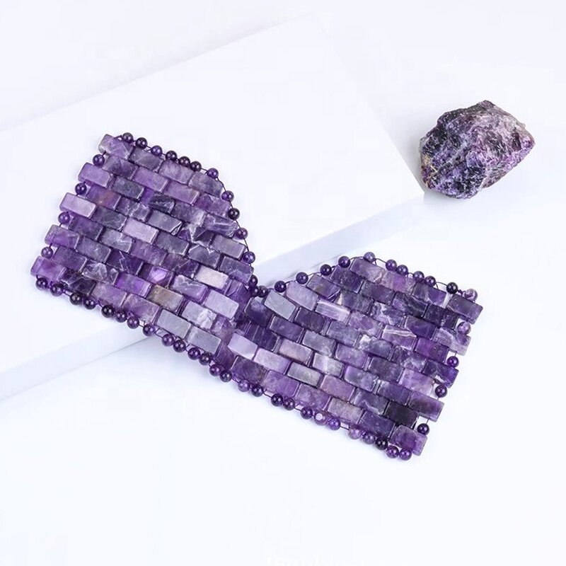 Rose Quartz Eye Mask - Custom Packaging Gua Sha Stone Sleep Beauty Eye Mask