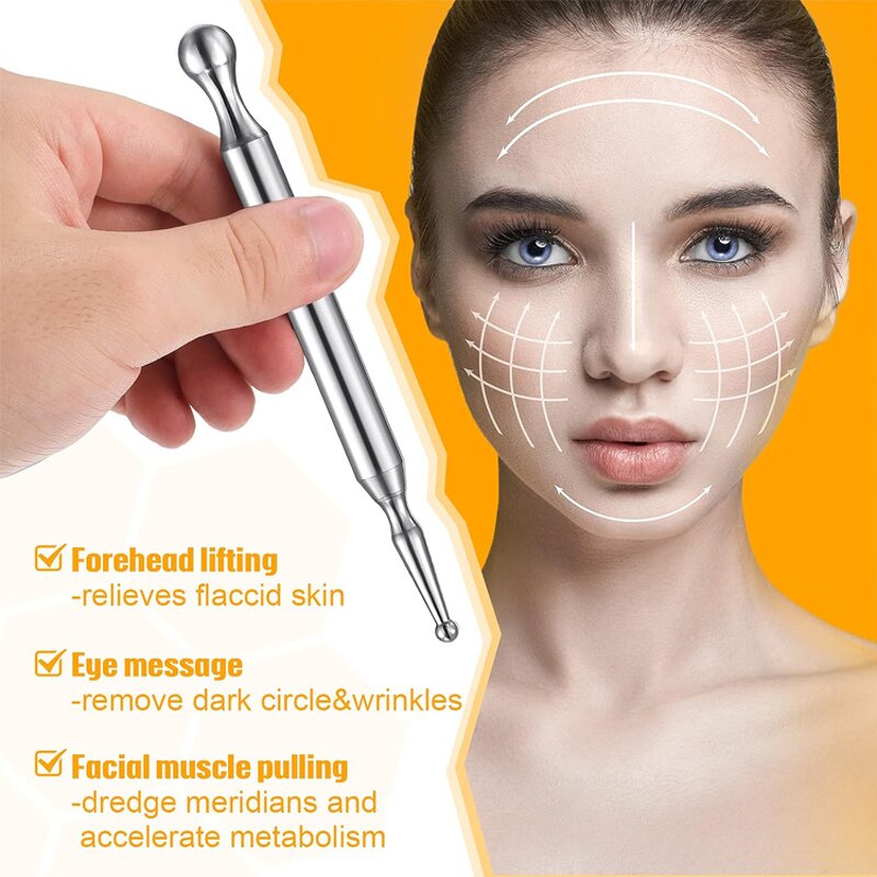 Wood Acupressure Stick - Private Label Gua Sha Facial Neck Body Self-care Tool