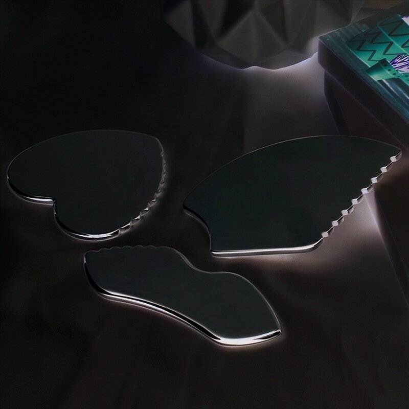 304 Stainless Steel Gua Sha - Custom Body Facial Scraping Therapy Massage Tool