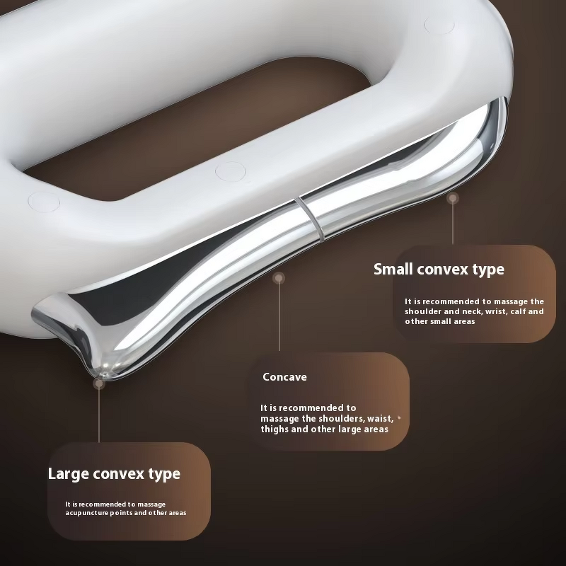 Gua Sha Facial Massager - Handheld Vibration Microcurrent Hot Cold Face Lift Tool