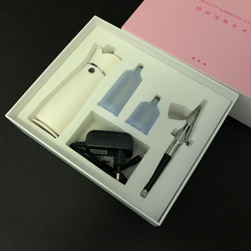 Single Beauty Airbrush - Electric Mini Facial Compressor Makeup Tool Set