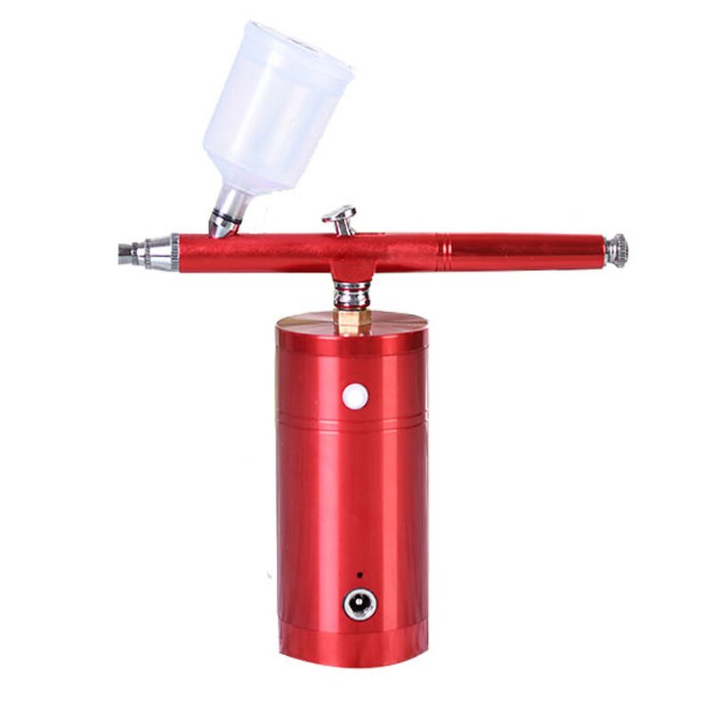 White Skin Care Airbrush - Portable Press Button Control 1kg Aerografo Gun