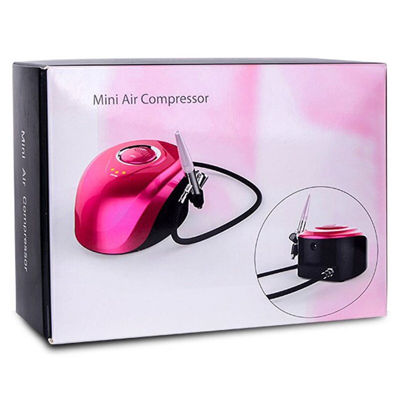 Cordless Oxygen Airbrush - 32 PSI Lightweight Facial Makeup Compressor Kit