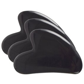 Obsidian Gua Sha Board - Gemstone Facial Body Massage Scraping Tool