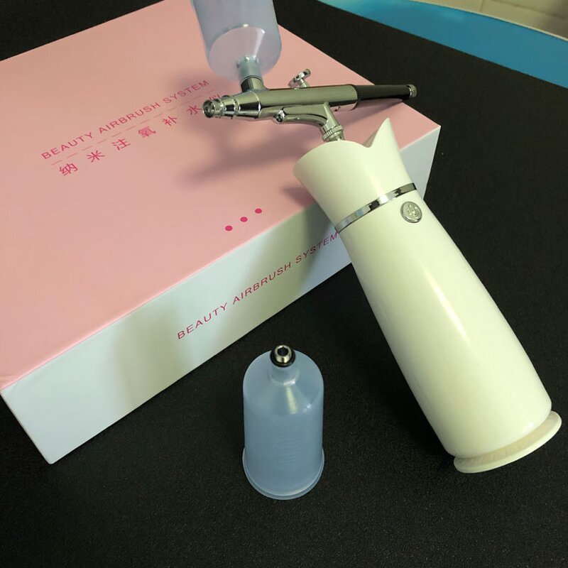 Single Beauty Airbrush - Electric Mini Facial Compressor Makeup Tool Set